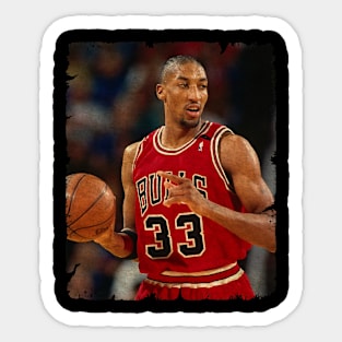 Scottie Pippen #33, Chicago Bulls Sticker